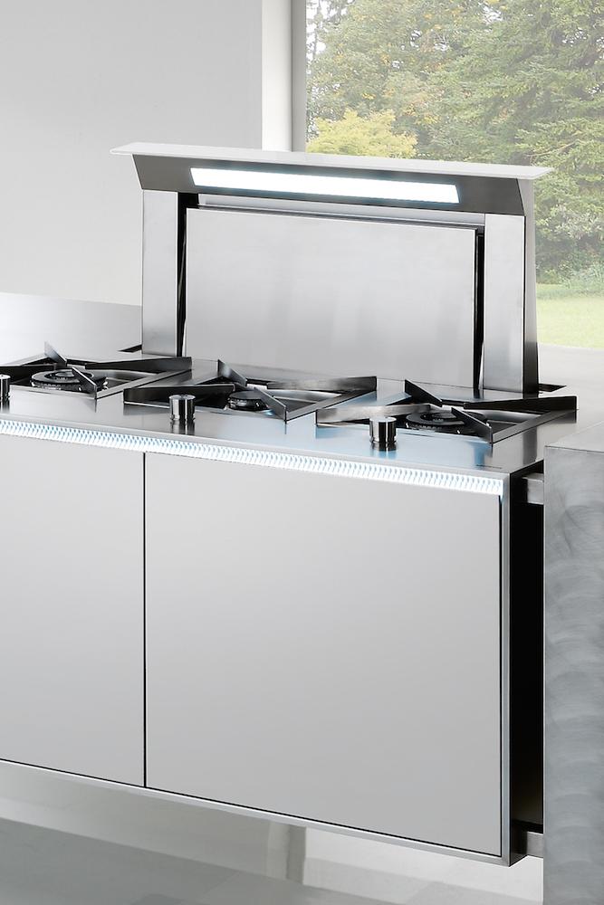 DOWNDRAFT GLASS BLACK 90 Falmec (вытяжка, в столешницу, черное стекло)
