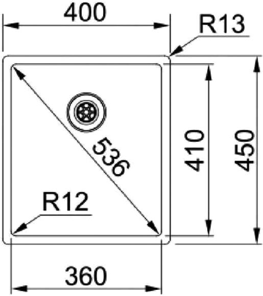 Мойка BXX 210-36 стоп-вент.